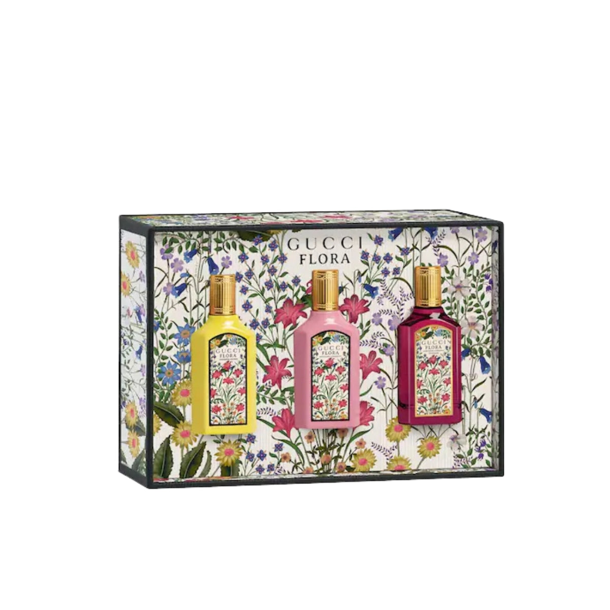 Gucci Mini Flora Gorgeous Collection Perfume Sampler Gift Set