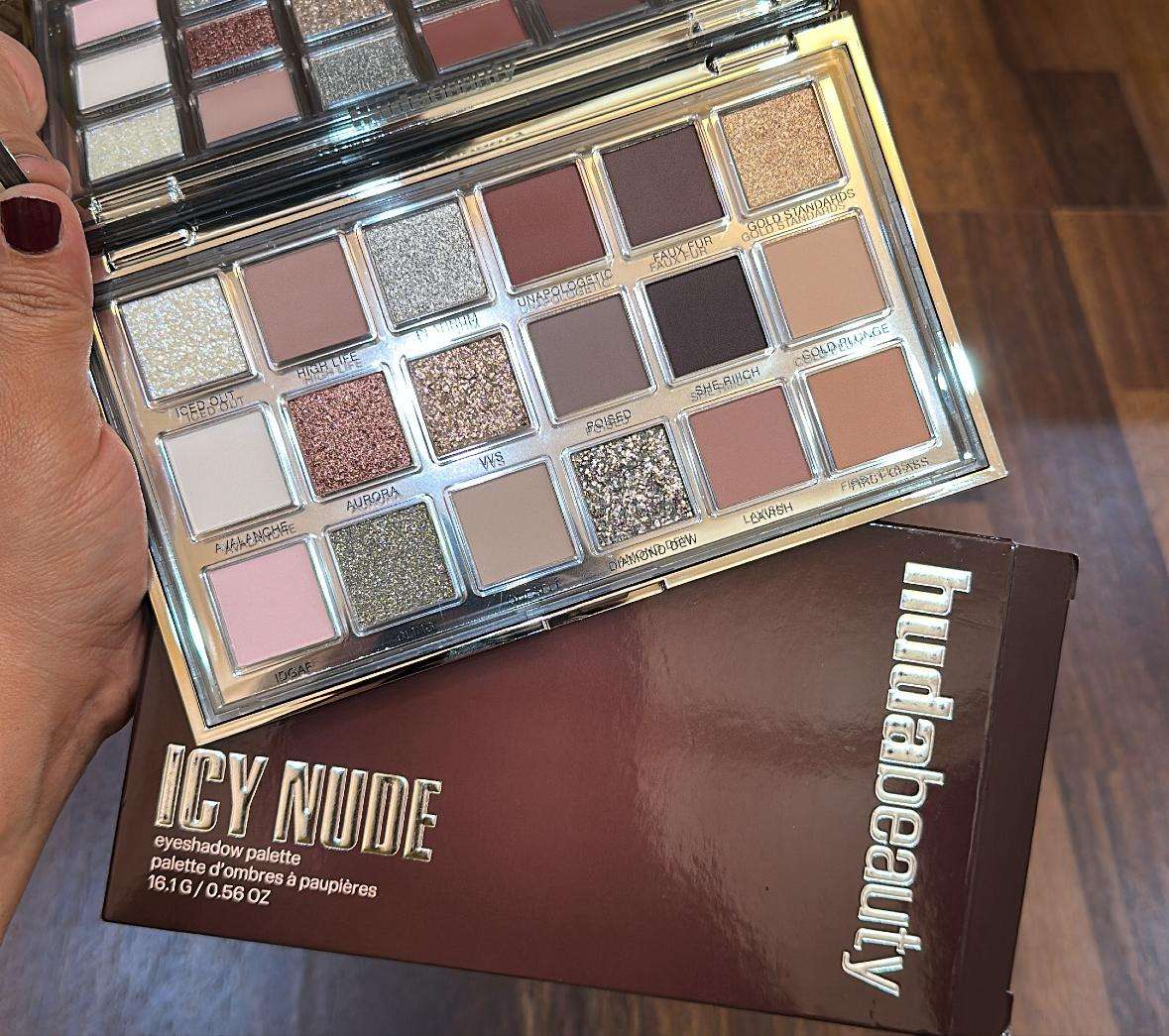 Huda Beauty Icy Nude Eyeshadow Palette