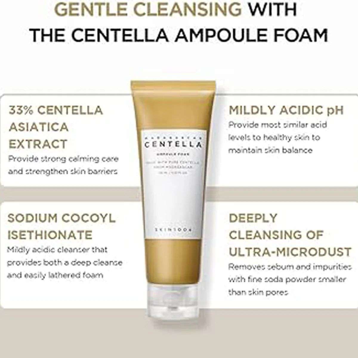 SKIN 1004 Madagascara Centella Ampoule Foam-125ML