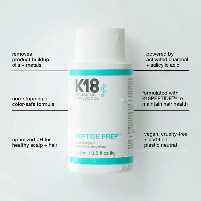 K18 Biomimetic Hair science PEPTIDE PREP™ Clarifying Detox Shampoo