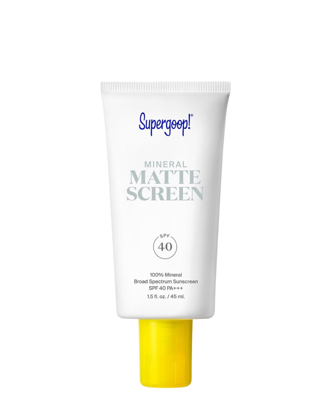 Supergoop Mineral Mattescreen Sunscreen SPF 40