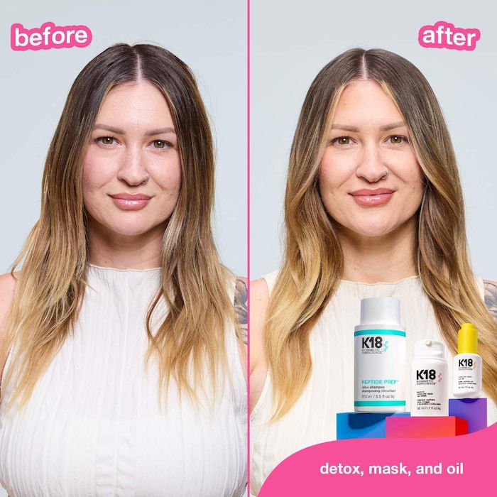 K18 Biomimetic Hair science PEPTIDE PREP™ Clarifying Detox Shampoo