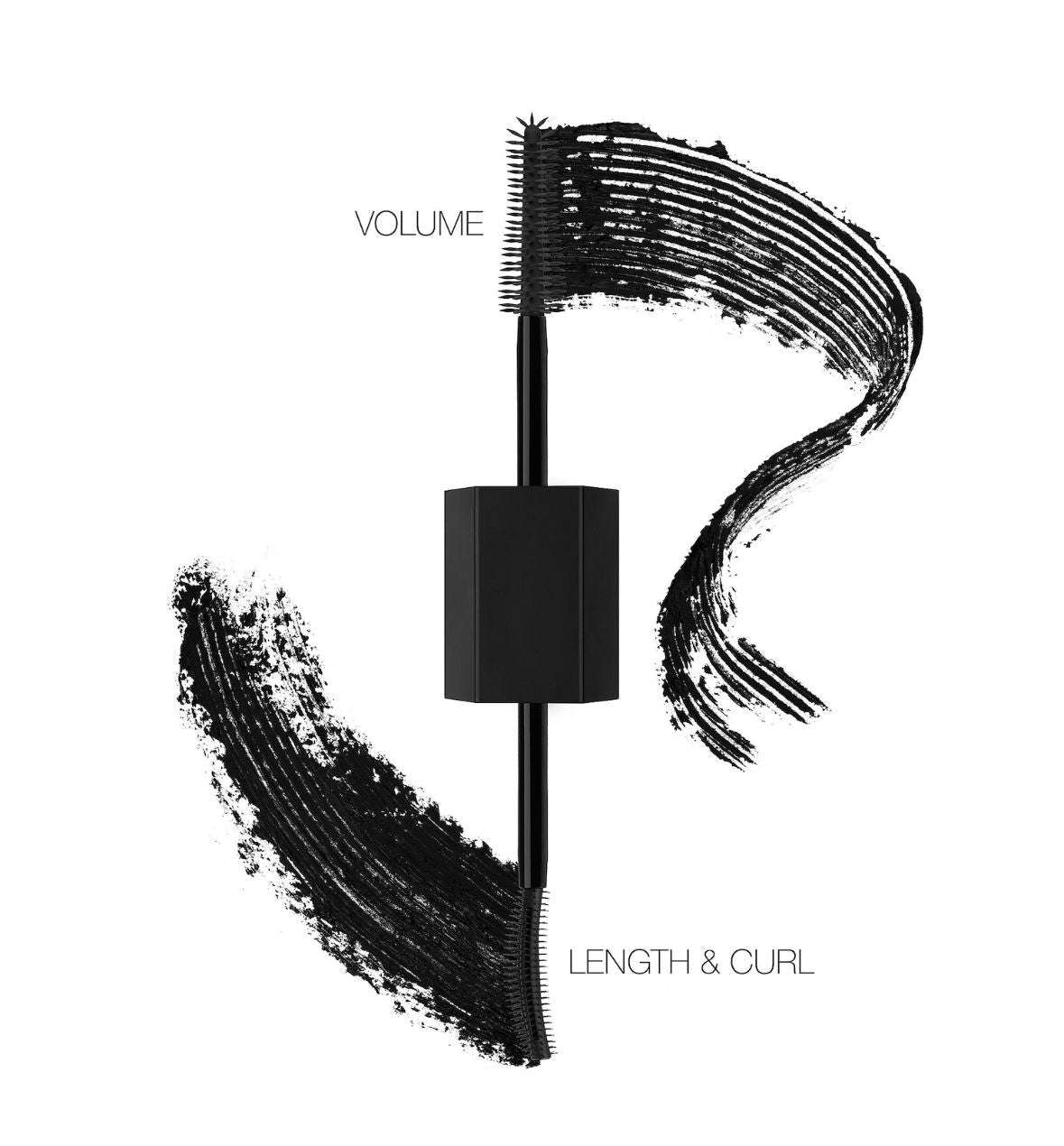HUDA BEAUTY LEGIT LASHES Double-Ended Volumizing and Lengthening Mascara