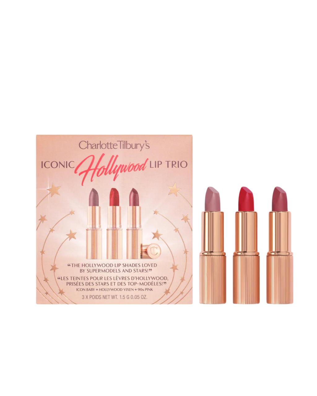 Charlotte Tilbury - Mini Iconic Hollywood Lipstick Trio Set