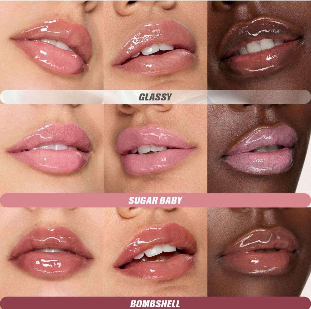 HUDA BEAUTY Mini Glossiest Lip Gloss Set