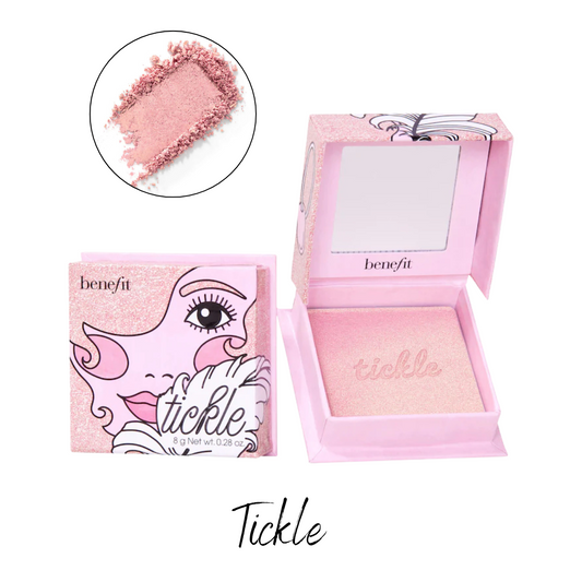 Benefit Cosmetics 
Tickle Shimmer Finish Powder Highlighters