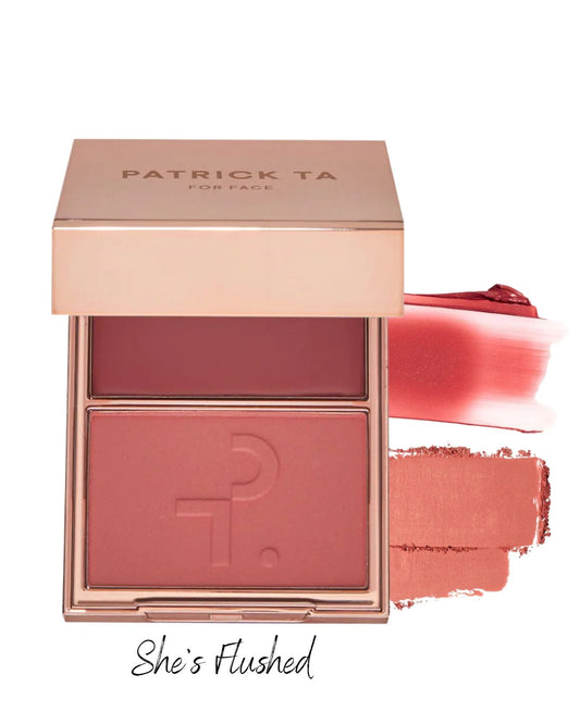 PATRICK TA Major Headlines Double-Take Crème & Powder Blush Duo