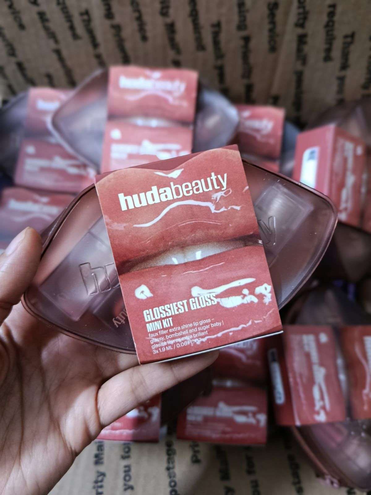 HUDA BEAUTY Mini Glossiest Lip Gloss Set