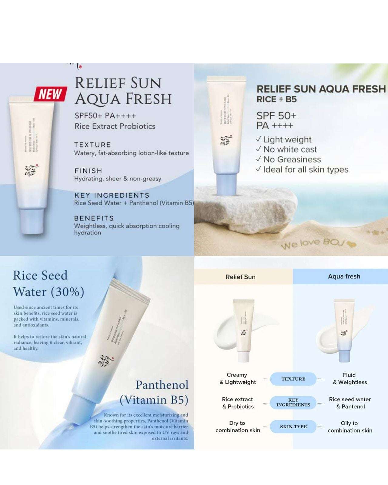 Beauty of Joseon-Relief Sun Aqua-fresh Sunscreen