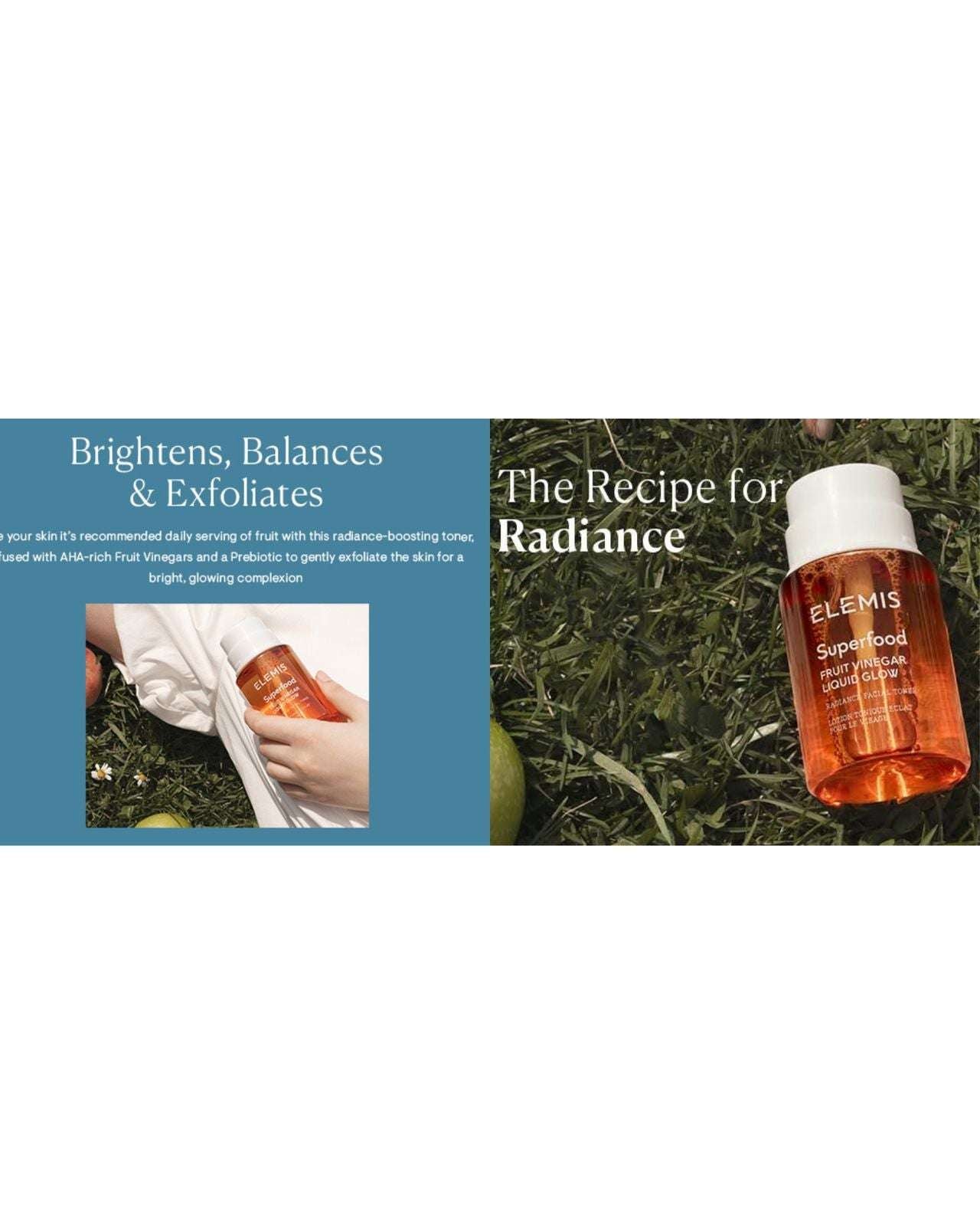 Elemis Superfood Fruit Vinegar Liquid Radiance Toner-145ml