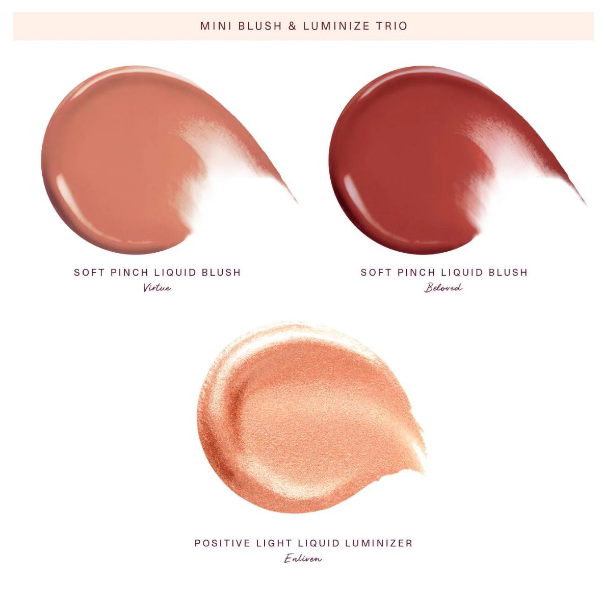 Rare Beauty by Selena Gomez Mini Blush and Luminize Trio