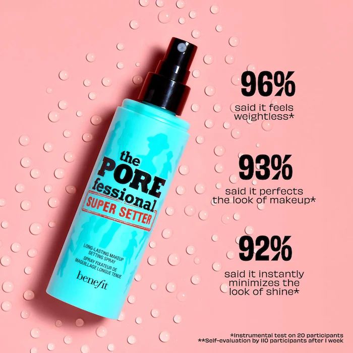 Benefit Cosmetics the Porefessional Super Setter Pore-Minimizing Waterproof Setting Spray