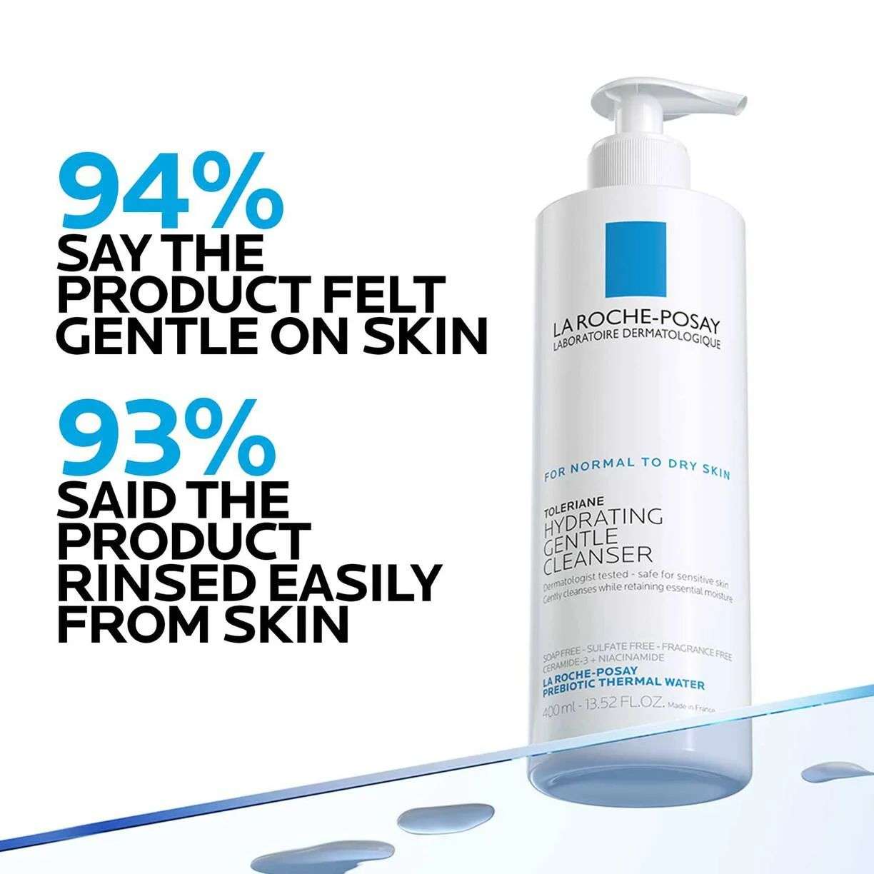 La Roche Posay Toleriane Hydrating Gentle Facial Cleanser-400ml