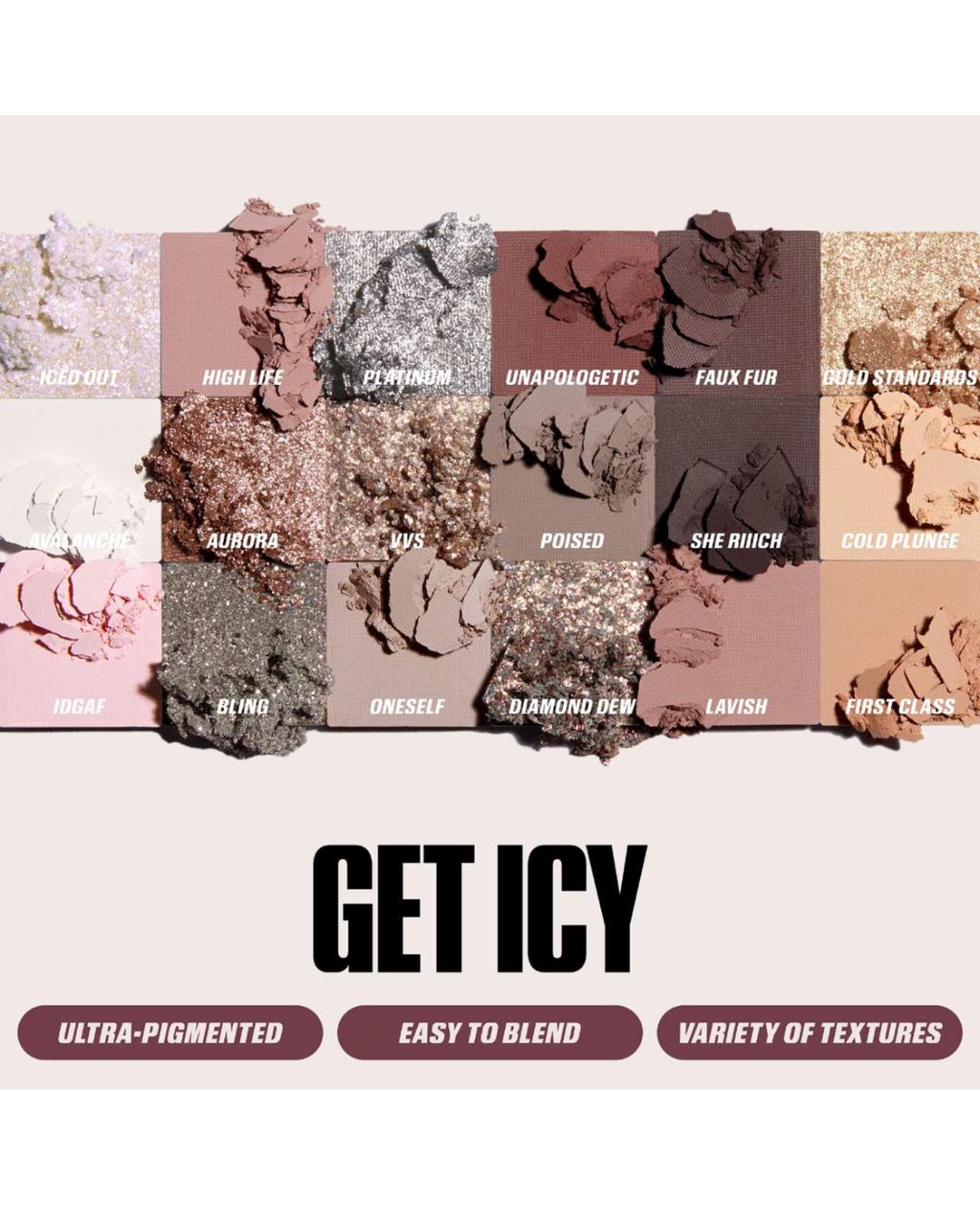 Huda Beauty Icy Nude Eyeshadow Palette