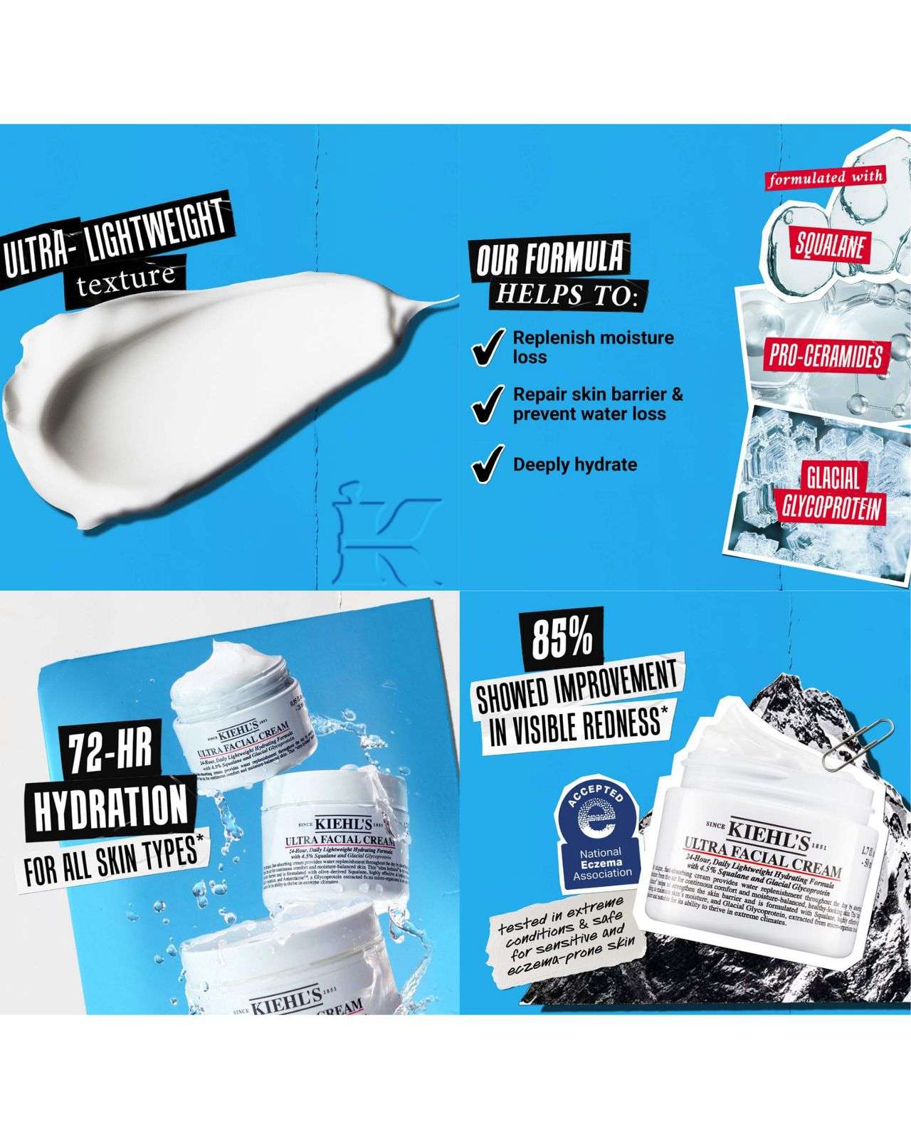 Kiehl's Since 1851 Ultra Facial Moisturizing Cream with Squalane-150ml