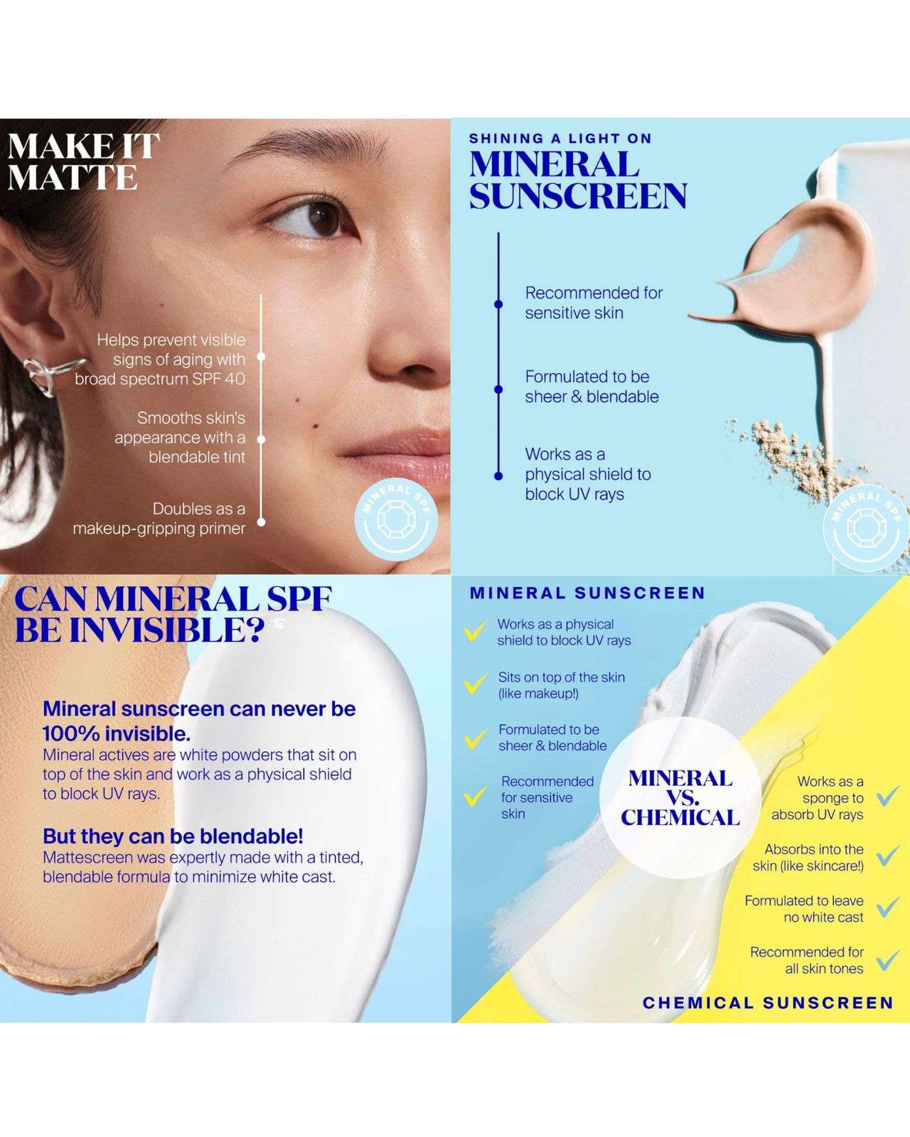 Supergoop Mineral Mattescreen Sunscreen SPF 40