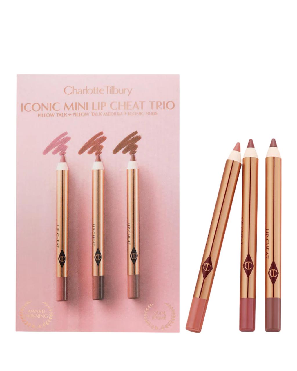 Charlotte Tilbury  Mini Iconic Lip Cheat Lip Liner Trio