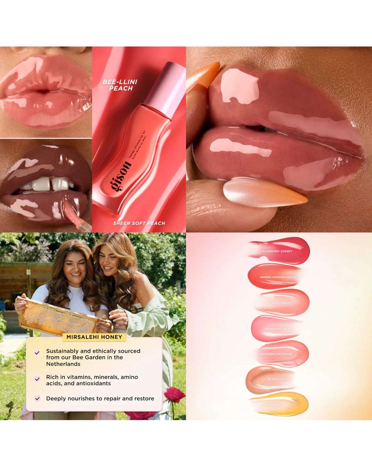 Gisou Honey Infused Hydrating Lip Oil
