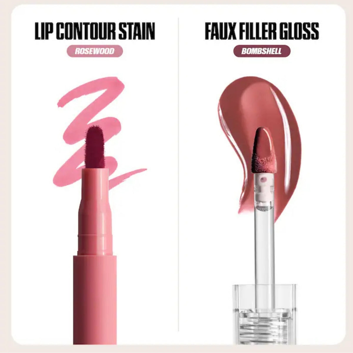 Huda Beauty Make Out Sesh Lip Stain and Lip Gloss Duo