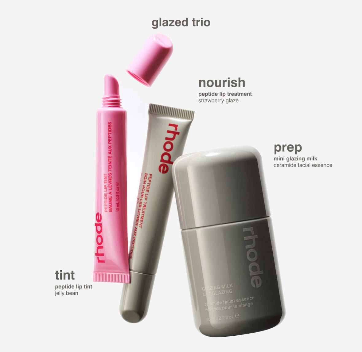 Rhode Glazed Trio Set