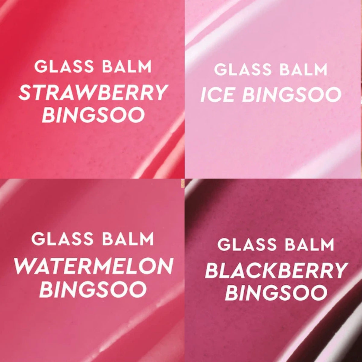 Glow Recipe Mini Glass Balm Lip Collection Gift Set