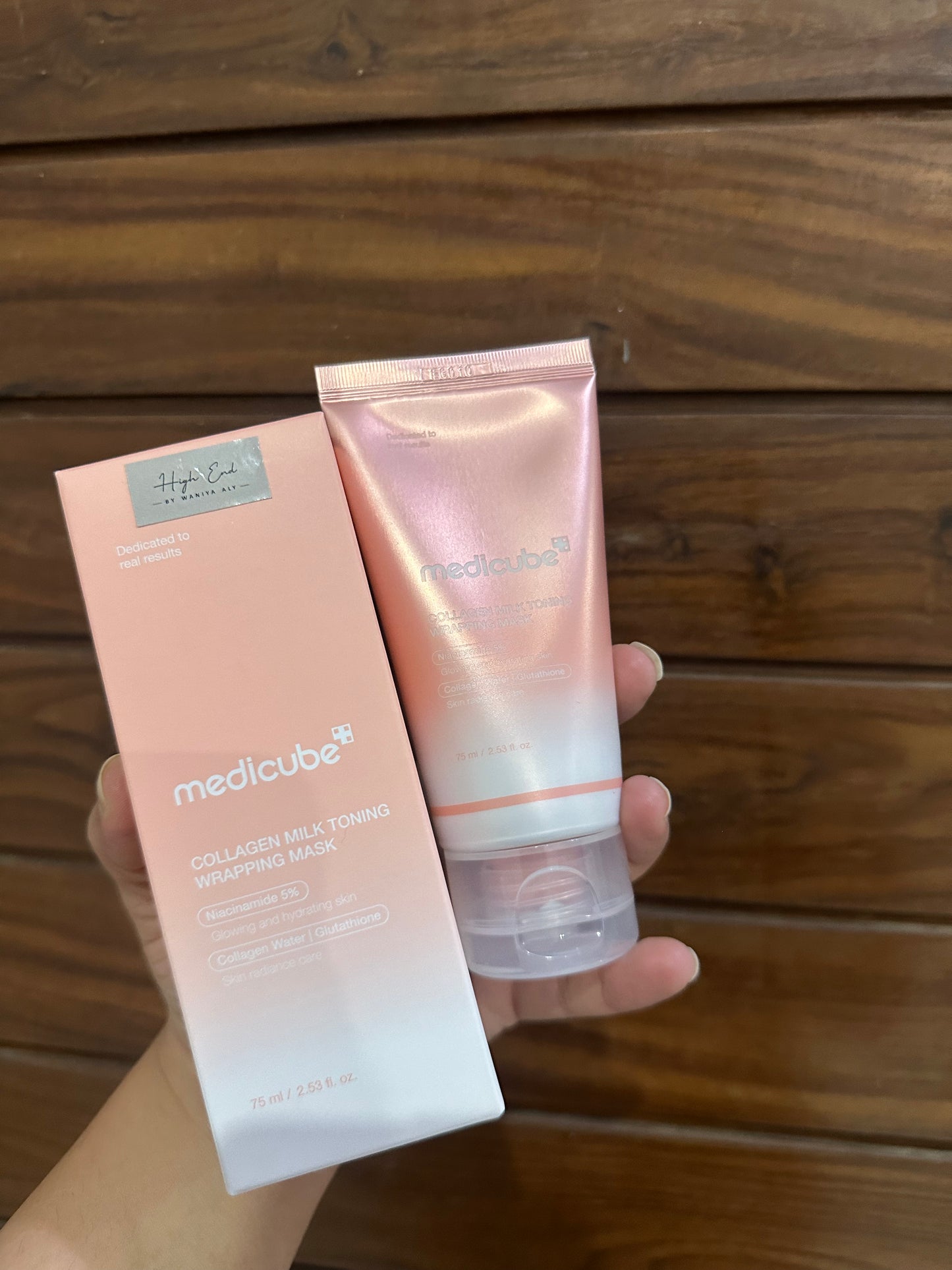 Medicube collagen Milk Toning Wrapping Mask