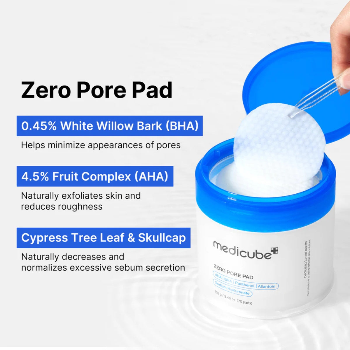 Medicube Zero pore pad 2.0 (70pads)